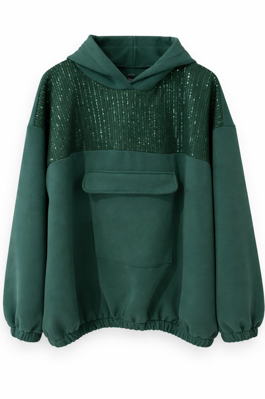 Hoodie mit Glitzer