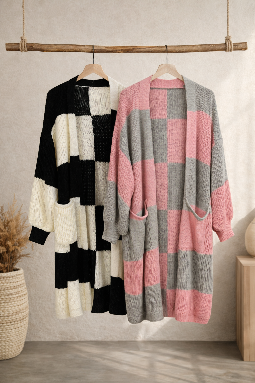 Strickjacke haengen